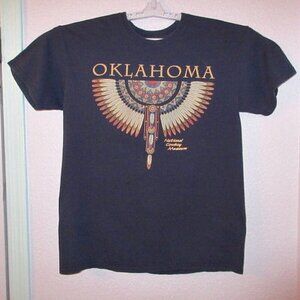 80s Vtg Sportex Oklahoma National Cowboy Museum T-Shirt Size M Western USA Made